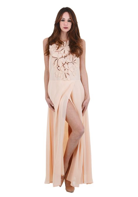 Abito lungo con petali intagliati a mano FORTE FORTE | Abiti | 13609MYDRESS2006